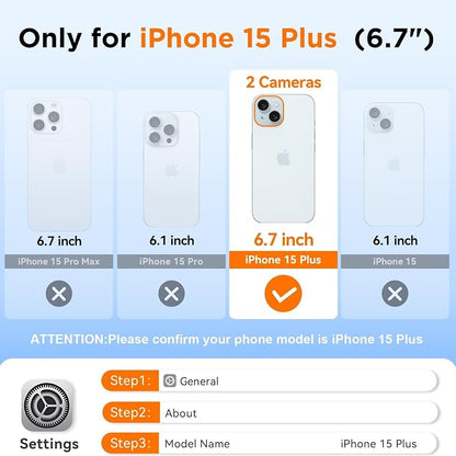 WIFORT for iPhone 15 Plus Waterproof Case, 360 Full Body Sealed Protection - Image 3