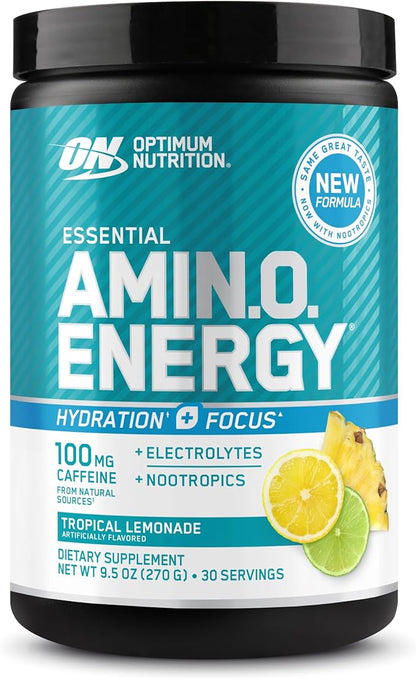 Optimum Nutrition Amino Energy Powder Plus Focus, by OPTIMUMNUTRITION