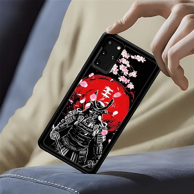 for Samsung Galaxy S20 Plus Case, Sakura Japanese Samurai Pattern Graphic - Image 4