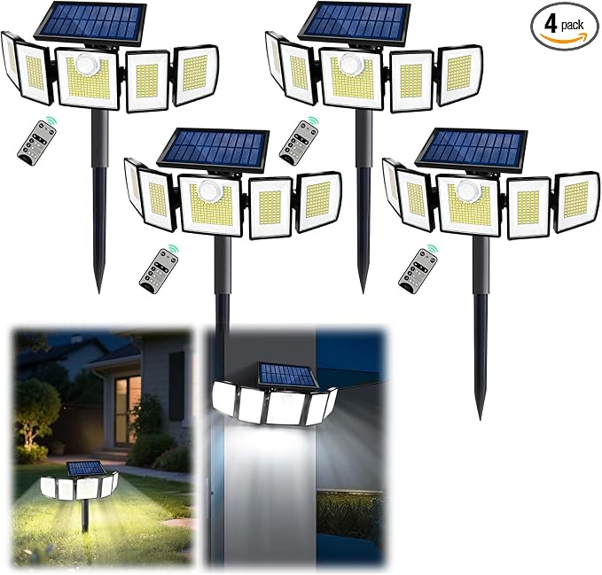 MDCMDCM Solar Lights Outdoor Waterproof Motion Sensor by MDCMDCMSolarLightsOutdoor