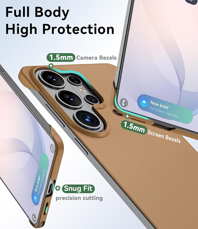 GRECAZO Slim Borderless for Samsung Galaxy S26 Phone Case 6.3" Ultra-Thin - Image 6