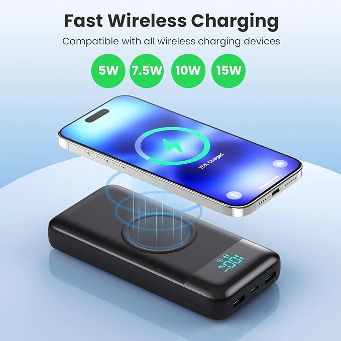 Wireless Portable Charger 40800mAh - Image 2