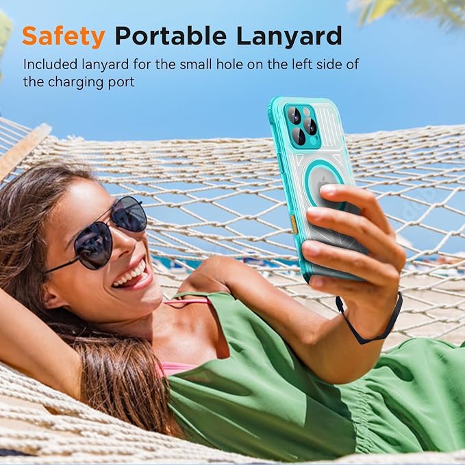 WIFORT for iPhone 16 Pro Max Waterproof Case, Fit for Magsafe Full Body - Image 7