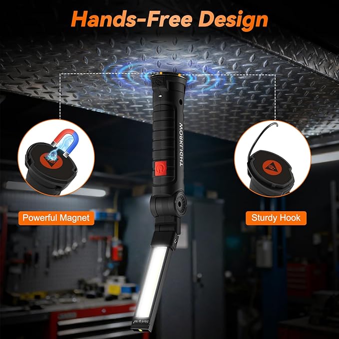 Magnetic Work Light 12Pack, Rechargeable LED Work Light - Image 4