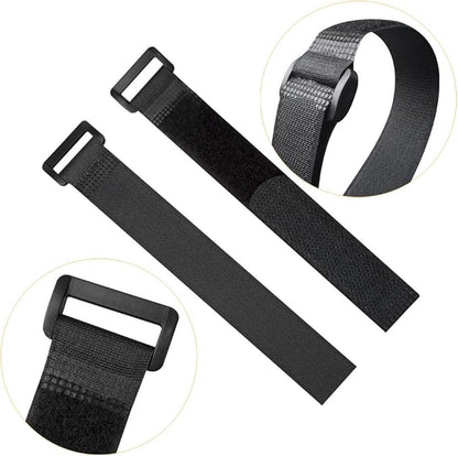 YiwerDer 8 Inch Hook and Loop Straps Reusable Fastening Cable Strap, Durable - Image 3