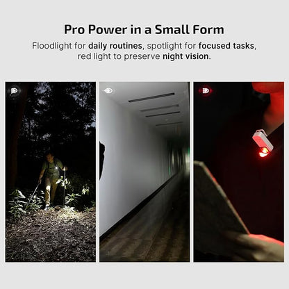 OLIGHT Oclip Pro EDC Flashlight Clip-on Light, Rechargeable 500 Lumens - Image 2