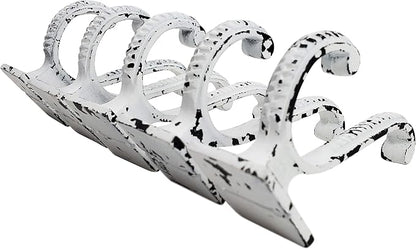 Claimed Corner Iron Scroll Coat Hooks - Image 7