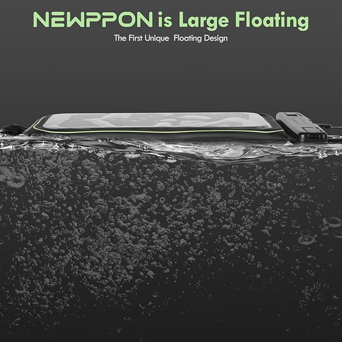 Floating Medium Waterproof Phone Pouch : 2 Pack Float Clear Cell Holder - Image 2
