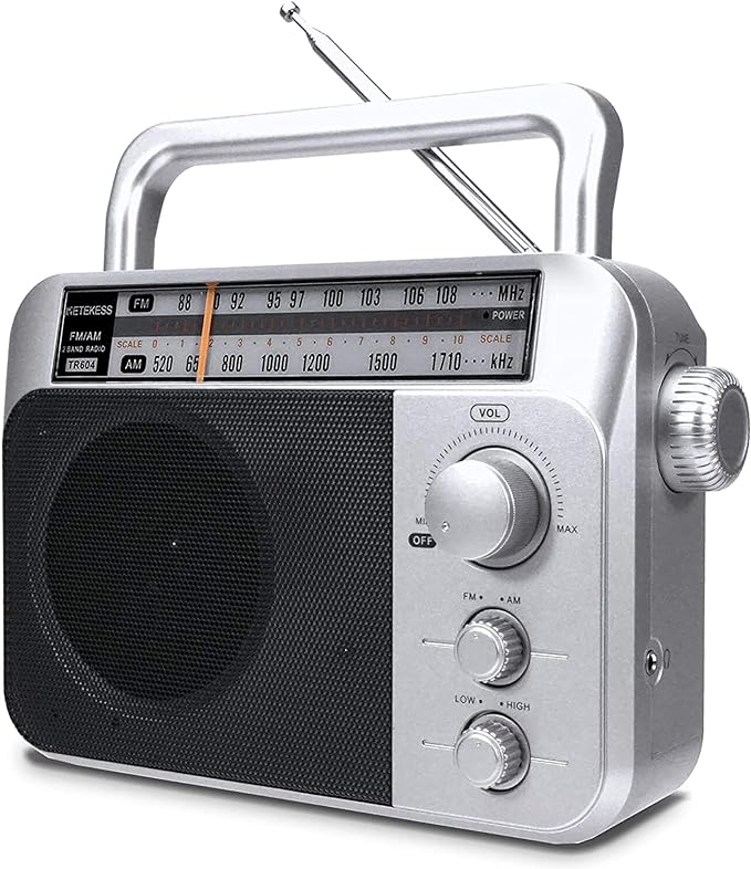 Retekess TR604 AM FM Radio Portable Transistor Analog Radio by Retekess
