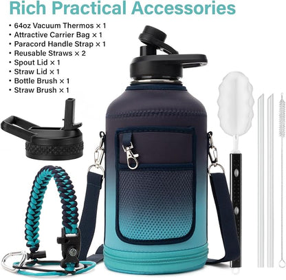 DYSANKY Insulated Water Bottle | Thickened Stainless Steel Vacuum Metal | - Image 2