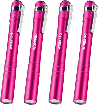 WORKPRO LED Pen Light, Aluminum Pen Flashlights, Pocket Flashlight by WORKPRO