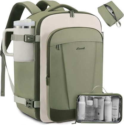 LOVEVOOK 50L Travel Backpack for Women & Men, Airline Approved Carry On Backpack by LOVEVOOK