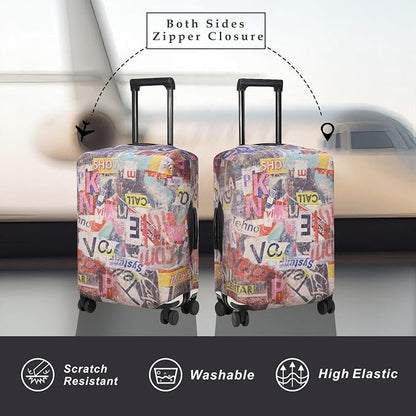 Explore Land Travel Luggage Cover Suitcase Protector Fits 27-30 Inch Case - Image 2