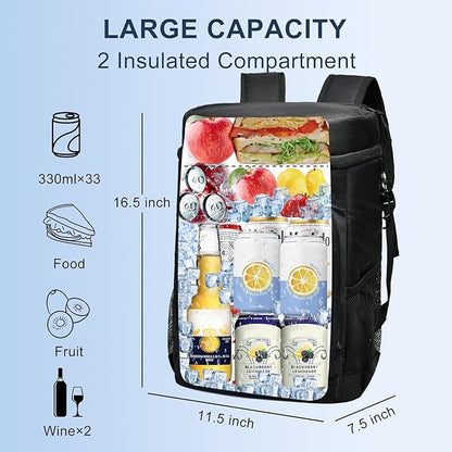 33 Cans Insulated Backpack Cooler - Image 3