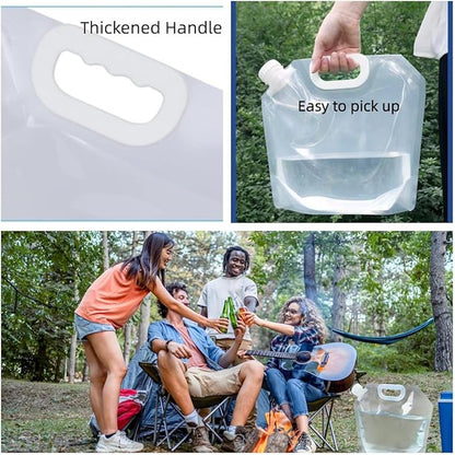 4 Pack 5L BPA Free Collapsible Water Tank Container Portable Lightweight Space - Image 4