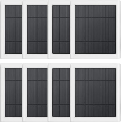 8 Pack IP65 Solar Panel for Rings Camera, 4W Solar Charger Compatible by Paodekua