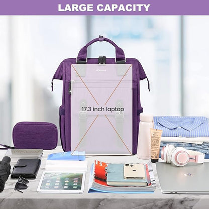 LOVEVOOK Laptop Backpack for Women Teacher Doctor Nurse Bags Work Backpack - Image 4