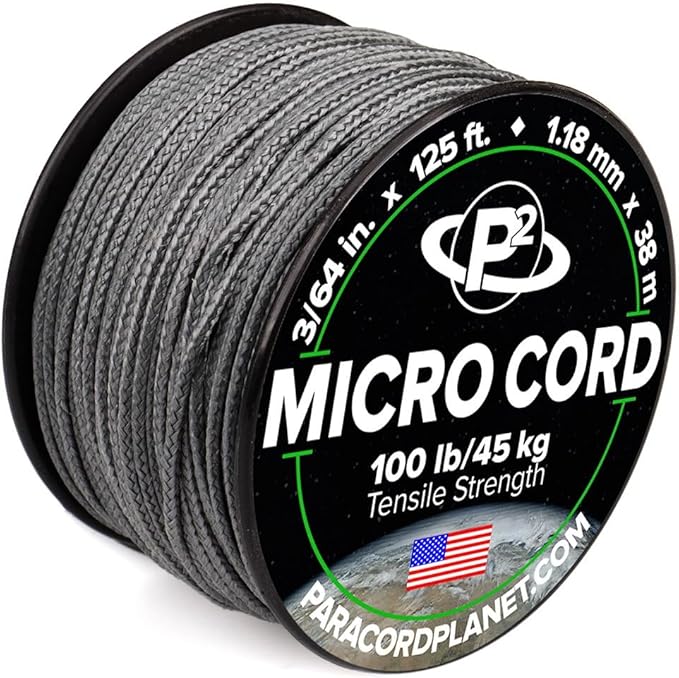 Paracord Planet Micro Paracord – Thin Braided Cord by ParacordPlanet