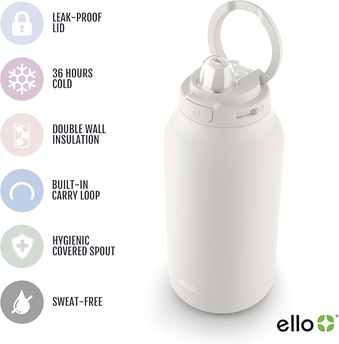 Ello Hydra 64oz Half Gallon Vacuum Insulated Stainless Steel Jug - Image 3