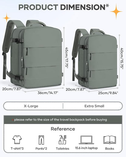 Large Travel Backpack for Women Airline Approved Carry on Backpack for - Image 3