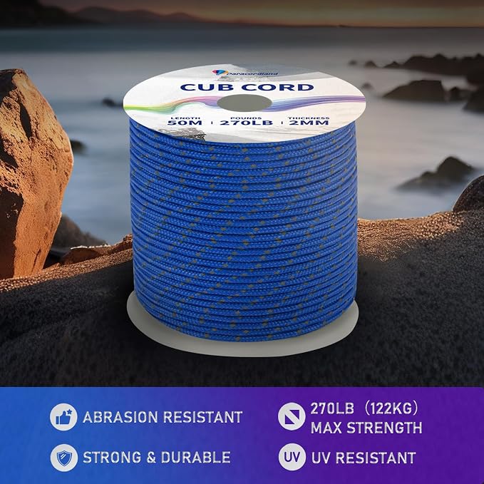 Paracordland-270LB Parachute Cord -164FT-2mm Micro Paracord-Utility Cord Thin - Image 3