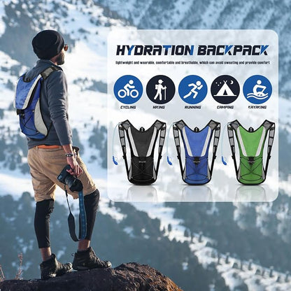 3 Pack Hydration Backpack with 2l Water Bladder, Hydration Pack with Bladder - Image 7