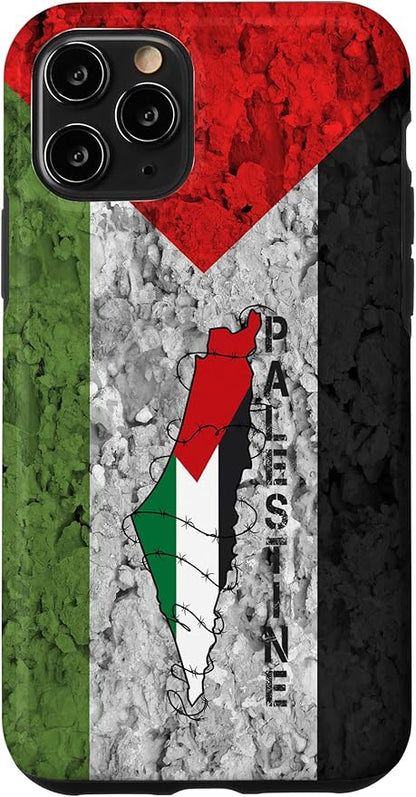 Kufiya PALESTINE Keffiyeh flag, Palestinian Map pattern Case by Unknown