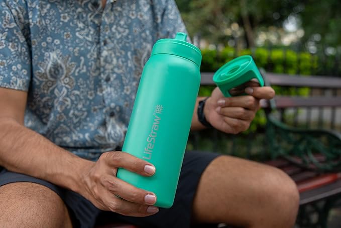 LifeStraw Go Series – Insulated Stainless Steel Water Filter Bottle - Image 6