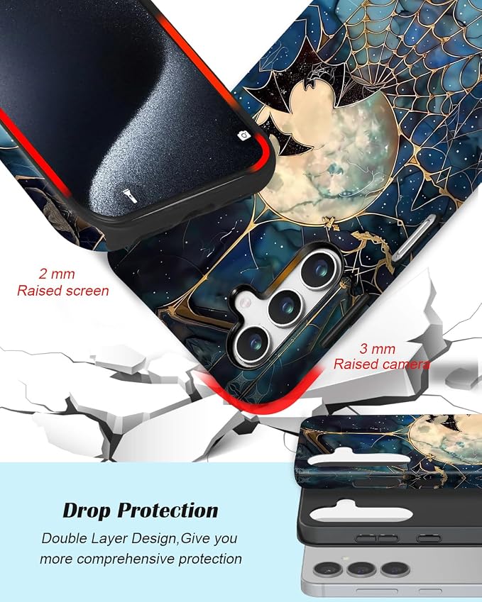 Compatible for Samsung Galaxy A17 5G Case, Dual Layer Heavy Duty 2 in 1 - Image 3