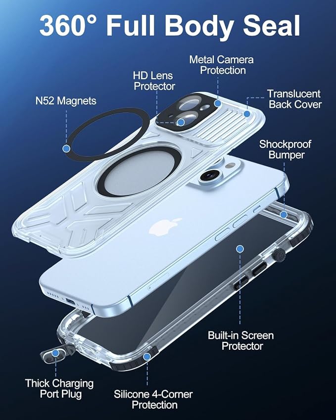 for iPhone 15 Waterproof Case - Image 4