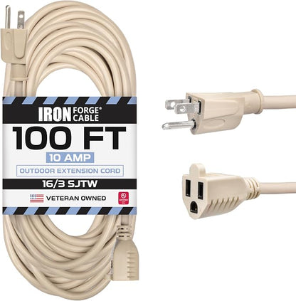 Iron Forge Cable Weatherproof 100 Ft Outdoor Extension Cord by IronForgeCable