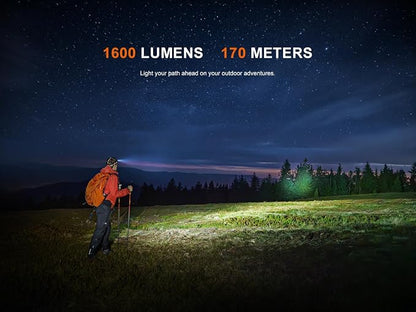 Fenix HM60R V2.0 1600 Lumens Rechargeable Headlamp, USB-C Fast Charging - Image 3