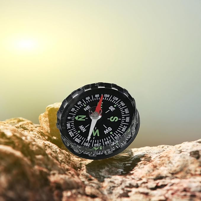 Black Waterproof Pocket Watch Compasses Navigation Compasses Professional Clear - Image 3