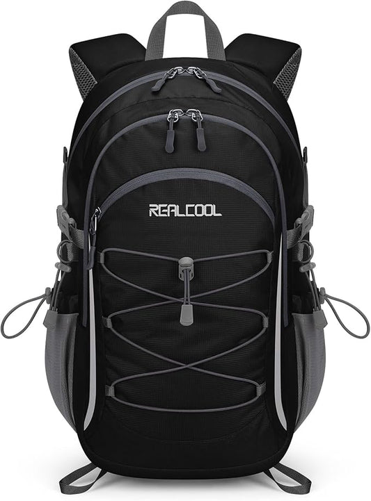 RealCool Hiking Backpack for Men Women, 30L Lightweight Waterproof Travel by RealCool