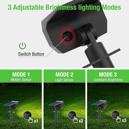 nipify Solar Lights Outdoor Waterproof, Motion Sensor Spot Lights- 4 Pack/56 - Image 3