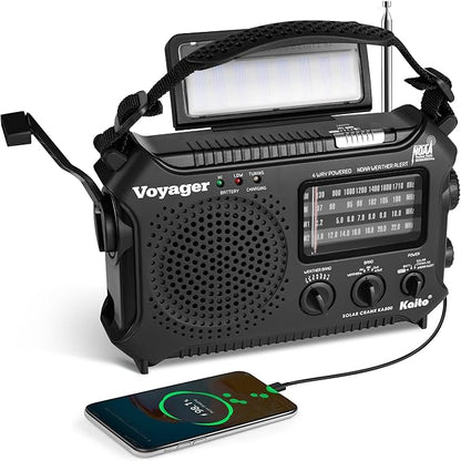 Kaito KA500 5-way Powered Emergency AM/FM/SW NOAA Weather Alert Radio by Kaito