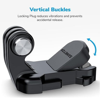 Helmet Sticky Mounts Adhesive Buckle Mount Screw Accessory Kit Compatible - Image 4