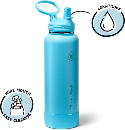 ThermoFlask 40 oz Double Wall Vacuum Insulated Stainless Steel Water Bottle - Image 3