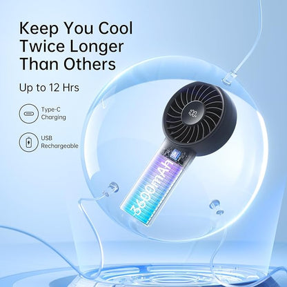 JISULIFE Handheld Portable Fan - Image 4