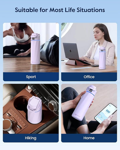 BOOST Smart Water Bottle with Reminder & Tracker, Double Wall Vacuum Insulated - Image 8