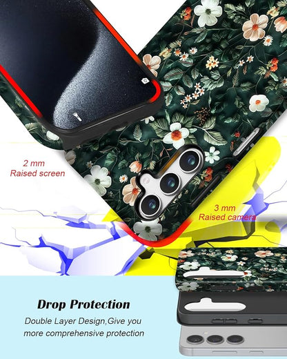 Compatible for Samsung Galaxy S25 Ultra 5G Case, Dual Layer Heavy Duty 2 in 1 - Image 3