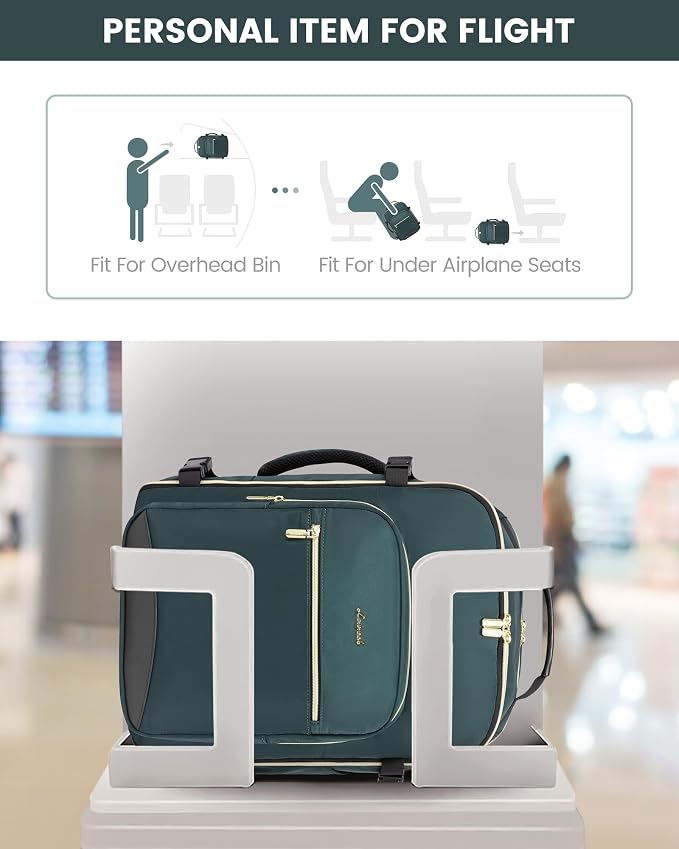 LOVEVOOK Travel Backpack for Women & Men 40L, Airline Approved Carry On - Image 4