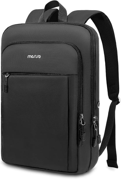 MOSISO Laptop Backpack for Men, Slim Lightweight Compact Computer Backpack for by MOSISO