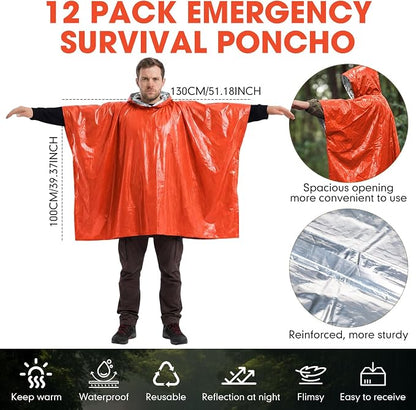Tellegloww Emergency Ponchos - Image 2
