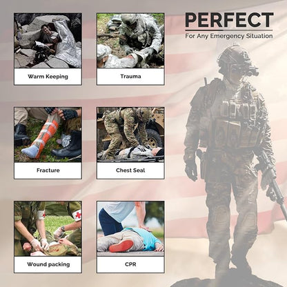 IFAK Trauma First Aid Kit Molle Pouches Emergency Survival Kit - Image 5