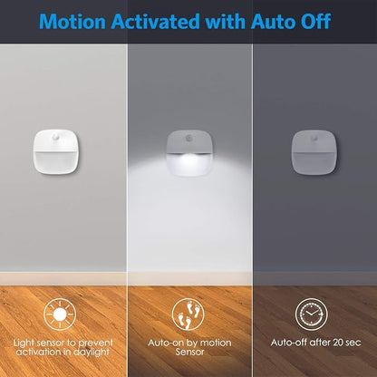 AMIR Motion Sensor Light Indoor, Upgraded Battery-Powered LED Night Light - Image 4