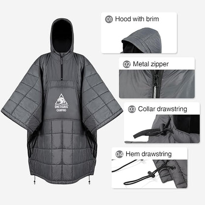 ONETIGRIS Camping Blanket Poncho - Image 6