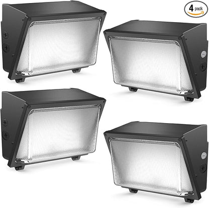 HYPERLITE LED Wall Pack Light: 120W Glass Lens LED Wall Packs Outside Lighting by HYPERLITE