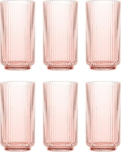 Abode Homewares Mesa 22 oz Durable Acrylic Jumbo Drinking Glasses, by AbodeHomewares-TheDesignDestinationforTabletopDrinkwareKitchenandPet
