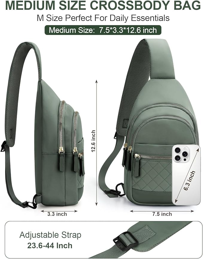 Capolo Sling Bag for Women Men Waterproof Crossbody Bags for Women Trendy - Image 3